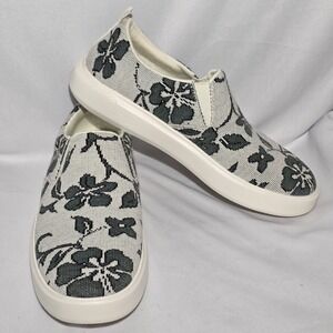WOOLLOOMOOLOO Byron 39 EU Slip‎ On Merino Wool Comfort Sneakers White Green